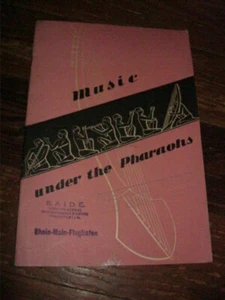 Vintage 1940s Music Under The Pharaohs English language Cairo Tourist booklet - Picture 1 of 6