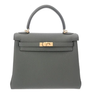 HERMES Kelly 25 Inner Stitch 2WAY Togo Vere Amand Women Handbag - Picture 1 of 10