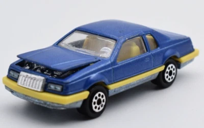 Majorette 217 Ford Thunderbird blu. Prodotto in Francia. metallo 1/67 - Immagine 1 di 3