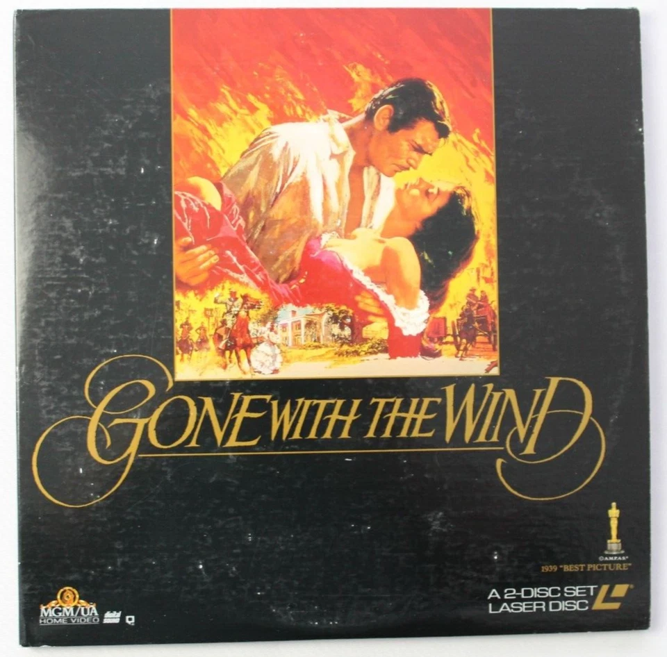 GONE WITH THE WIND, REMASTERED EXTENDED PLAY EDITION (laserdisc) LD, 2 DISC SET - Image 1 of 3