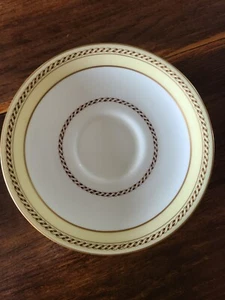 Royal Doulton THE REPTON V1705 Laurel, Gold Trim, 6 3/8" Bread Plate England (8) - Picture 1 of 3