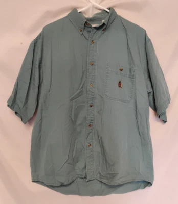 Vintage Bugle Boy Company Mens XL Button Down Shirt Embroidered Logo - Image 1 of 4