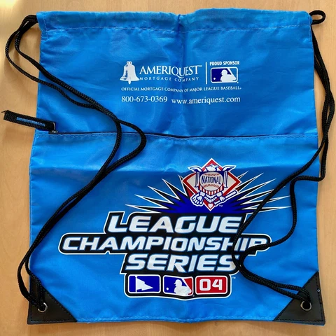 Houston Astros Drawstring Backpack 2004 NLCS Playoffs Minute Maid Park SGA Cover