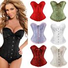 Lace Corset Sexy Bustier Mesh Corselet Underwear Clothing G-string Slimming