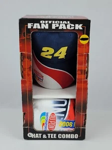 2005 Jeff Gordon Fan Pack T-Shirt & Mütze Größe Large Erwachsene neu, nie getragen - Bild 1 von 10