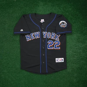 Juan Soto New York Mets Men's Alternate Away Black Jersey w/ Team Patch - Picture 1 of 9