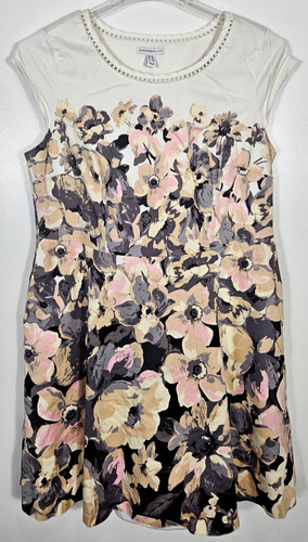 VETEMENTS Isaac Mizrahi Live! Abito donna taglia 18W multicolore floreale tubino tasche foderato