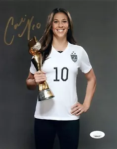 CARLI LLOYD AUTOGRAPH SIGNED 8X10 PHOTO #6 USWNT SOCCER WORLD CUP JSA - Picture 1 of 1