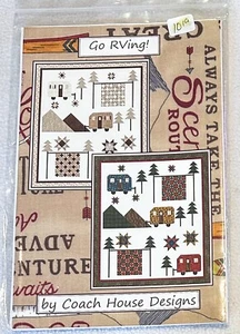Go RVing! Camping RV Decoración Edredón Patrón Coach House Diseños Barbara Cherniwchan - Imagen 1 de 3