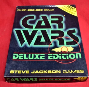 Car Wars Deluxe Edition Steve Jackson Games 1301 con Compendio Regole 1996 2a Edizione - Foto 1 di 21