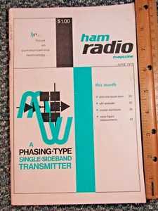 Revista de radioaficionados ~ enfoque en tecnología de comunicaciones ~ junio de 1975 - Imagen 1 de 4