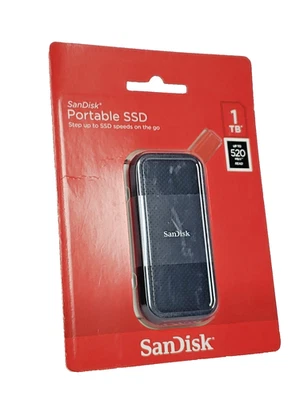 SanDisk Portable External SSD Up To 520 MB/s  SDSSDE30-1T00-AT - Image 1 of 2