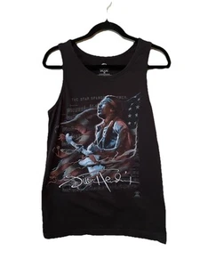 Liquid Blue Jimi Hendrix Patriotic Flag Rock Tank Top Medium Black - Picture 1 of 3