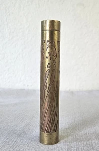1986 Stephen Auger Copper & Brass Mixed Metal 6" Kaleidoscope Signed & Numbered - Picture 1 of 12