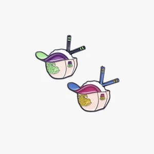 Rahnni Fitteds Anime Rice Bowl Graphic Pin - Picture 1 of 7
