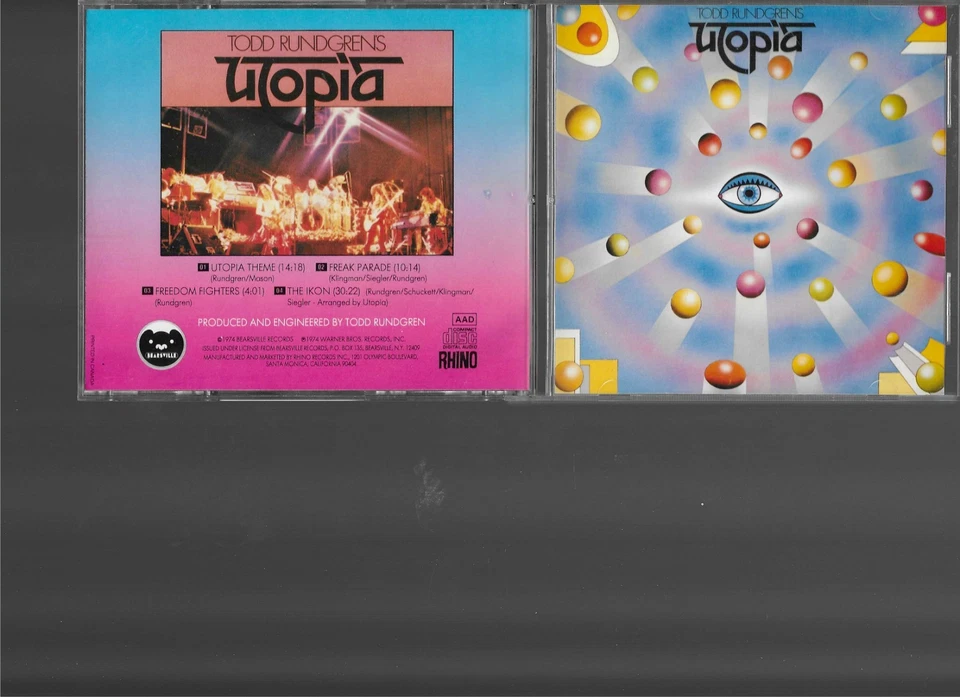 TODD RUNDGREN'S UTOPIA - CD - 1974 / 1987 Foto 1 de 1
