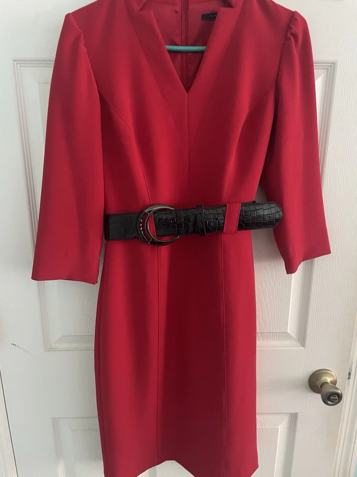 Red shift dress- Alex Marie — 第 1/1 张图片