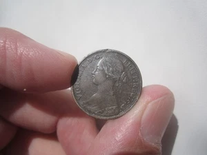 1860 GREAT BRITAIN UK FARTHING - Picture 1 of 2
