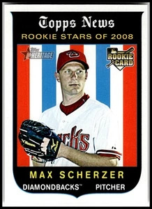2008 Topps Heritage #519 Max Scherzer - Bild 1 von 2