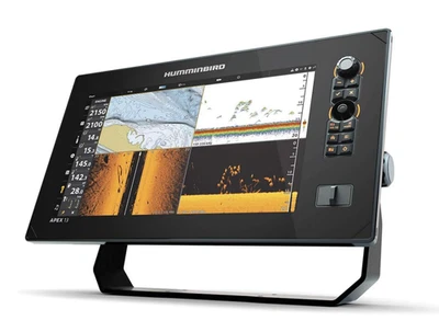 Humminbird Apex 13 CHIRP MEGA SI Plus Marine GPS With Transducer 411470-1 - Image 1 of 4