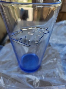 Carolina Panthers Embossed Pint Glass - Picture 1 of 3