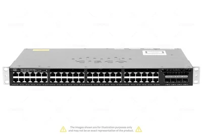 Cisco WS-C3650-48FQM-S 48x RJ-45 1Gb 4x SFP+ 10Gb Power over Ethernet Switch - Immagine 1 di 4