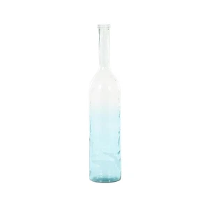 Recycling Glas Handarbeit Deko Vase groß Ombre Boden Herzstück Vase, Fl... - Bild 1 von 9