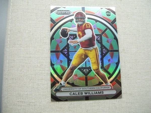 Prizm Draft Picks Caleb Williams 2023 vitral RC USC Trojans Chicago Bears - Imagen 1 de 4