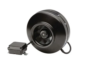 Soler & Palau PV-100X Black/Steel 4"/100Mm Inline Centrifugal Duct Fan - Picture 1 of 1