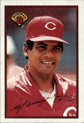 1989 Bowman Manny Trillo Cincinnati Reds #308 - Image 1 of 2