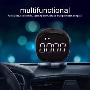 .›5V Car HUD Display Overspeed Alarm Digital GPS Speedometer - Picture 1 of 12