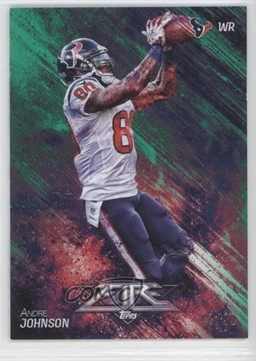 2014 Topps Fire Green /99 Andre Johnson #15 HOF - Image 1 of 2