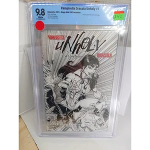 Vampirella Dracula: Unholy #1 Biggs B&W Incentive 2021 CBCS 9.8 - Bild 1 von 6