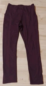 Pantalones de yoga magenta de piel dans para mujer en tamaño mediano - Imagen 1 de 1