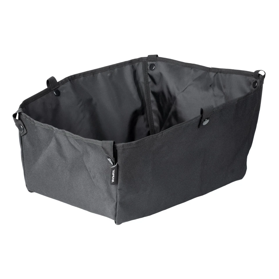 Cesta de bicicleta Topeak Urban Basket DX 22L Inner Pad negra nueva transporte nylon Foto 1 de 1