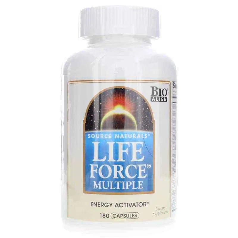 Activador de energía múltiple Source Naturals Life Force 180 quilates caducidad 29/07 Foto 1 de 3