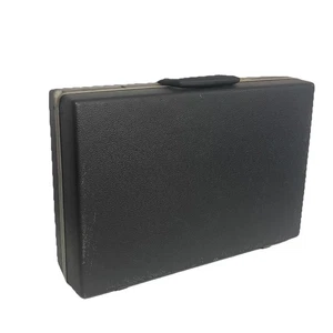 "Maletín rígido Samsonite negro clásico de colección adjunto con llave 18"" X 12"" X 3""" - Imagen 1 de 7