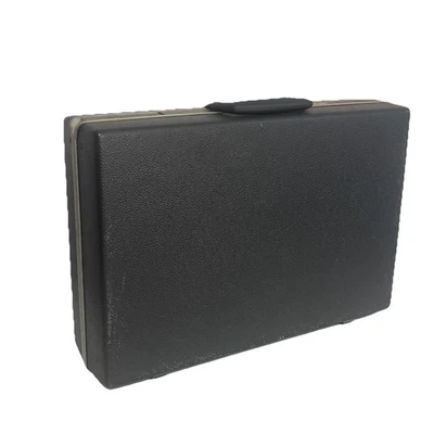 "Maletín rígido Samsonite negro clásico de colección adjunto con llave 18"" X 12"" X 3""" Foto 1 de 4