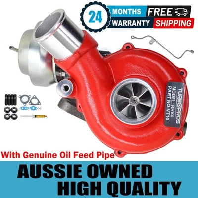 GEN1 High Flow Turbo+Oil Feed Pipe For Mitsubishi Challenger 4D56 2.5L VT16 - Image 1 of 4