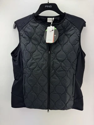 Ping Golf Ladies Gilet Seren Vest Insulated UK 14/Collarless /Full Zip/New/27868 - Image 1 of 4