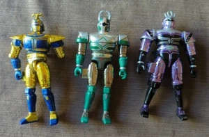 BeetleBorgs 6" Action Figure Lot Of 3 Gold Purple Green incomplete - Picture 1 of 14