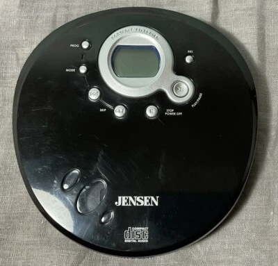 CD Walkman Player Compacto Portátil Jensen CD-60 Personal Bass Boost - Imagem 1 de 4