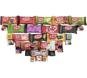 Japanese Kit Kat & Tirol 30 pc selection DIFFERENT FLAVORS assortment - Picture 1 of 1