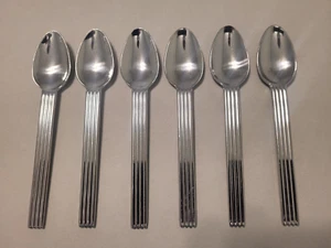 IKEA IKE12 Stainless 5 O'Clock Teaspoons Set of 6 - Picture 1 of 1