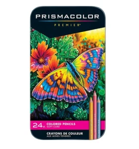 Prismacolor Pencil 24 Pack SOFT core set cheap good quality- good for beginners - Picture 1 of 4