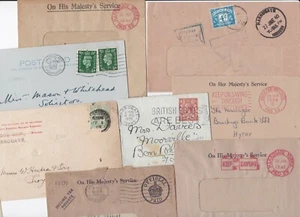 1908/60 8 HARROGATE YORKSHIRE POSTAL HISTORY COVERS & CARDS SLOGAN RAILWAY P/DUE - Picture 1 of 2