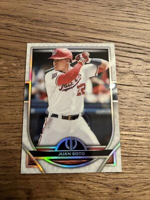 2021 Topps Tribute Juan Soto base #18 Nationals - Image 1 of 2