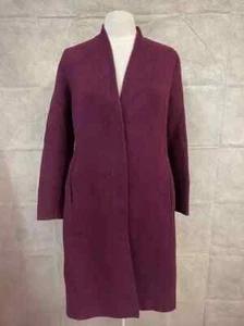 The Fold Women's Burgundy Coat Size 6 - Picture 1 of 7