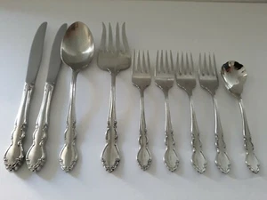 Oneida DOVER CUBE Mark 9 Pezzi Forchette Cucchiai Inox (TH23) - Foto 1 di 5