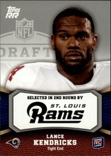 2011 Topps Rising Rookies Football Card #137 Lance Kendricks